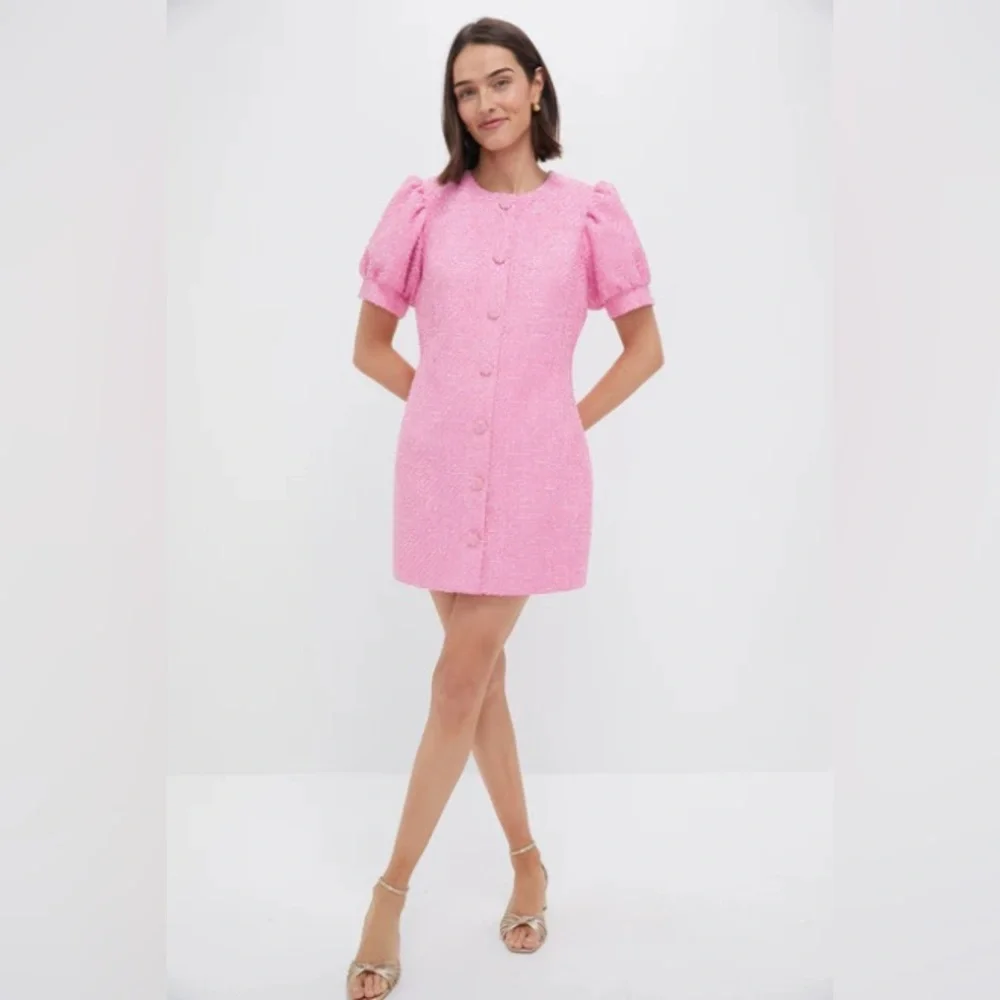 Tuckernuck HYACINTH HOUSE
Pink Tweed Kit Mini Dress size M NWT - Picture 6 of 11